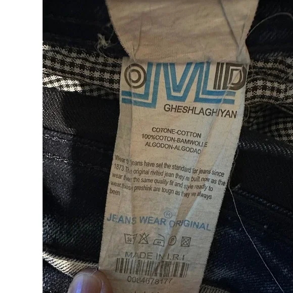 Diesel Denim Jeans Acid Wash Blue Designer Pockets Accents Mens Size 34 vintage - Picture 11 of 11